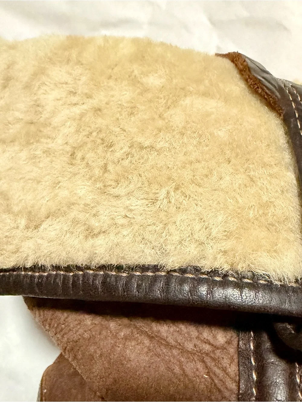 Frye Men’s Mixed Media Shearling Harness 12R